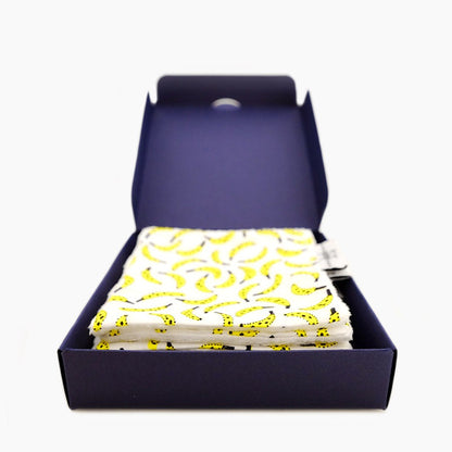 Coffret de 6 lingettes lavables | Garde la banane