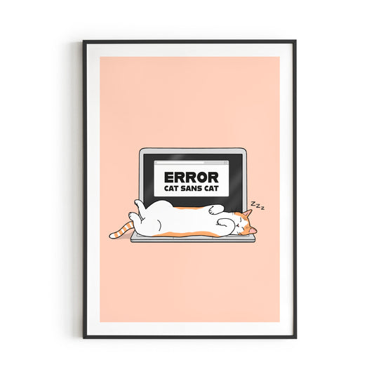 Affiche | Error cat sans cat (404)