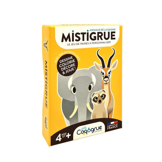 Jeu à personnaliser | Mistigrue animaux de la savane