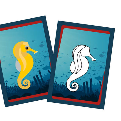Jeu à personnaliser | Mistigrue animaux marins