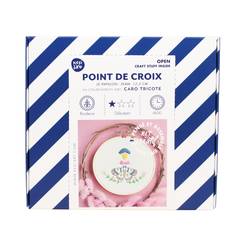 Kit de broderie | Le papillon