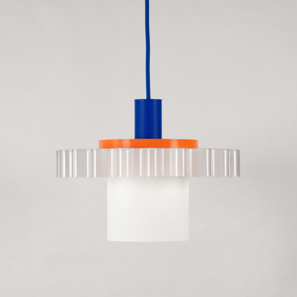 Lampe Gigi | Orange et bleu