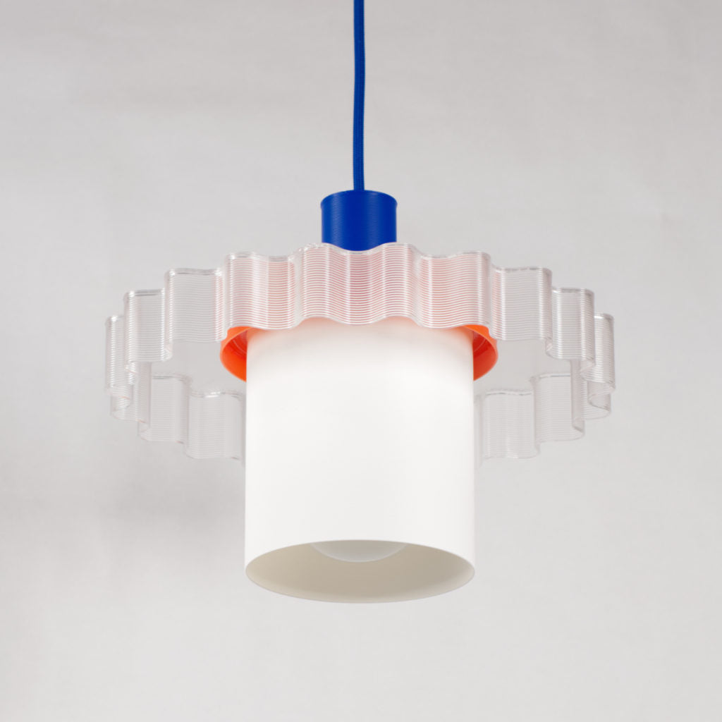 Lampe Gigi | Orange et bleu