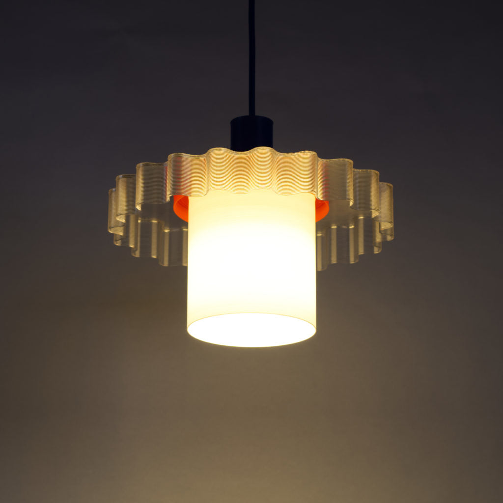 Lampe Gigi | Orange et bleu