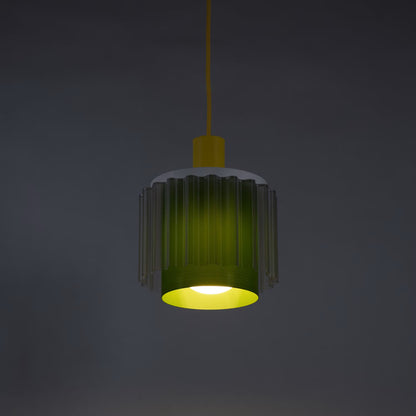 Gigi Lamp | Khaki and yellow