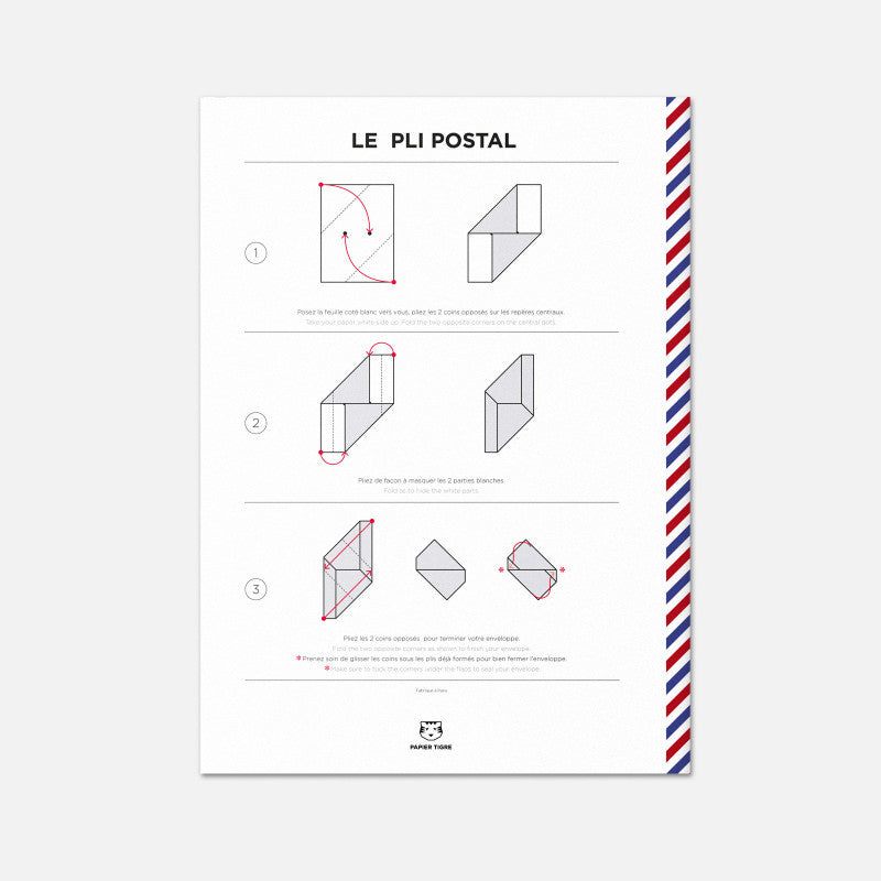 Kit lettres-enveloppes | Le Pli Postal