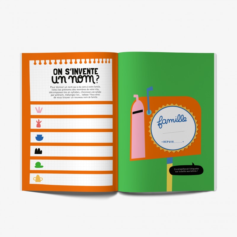 Livre à compléter | Ma tribu recomposée