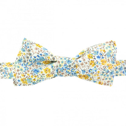 Bow tie | Liberty Phoebe Mustard / Sky Blue