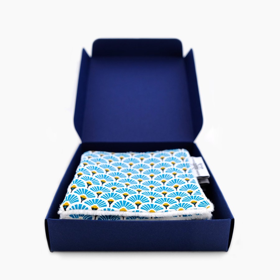 Coffret de 6 lingettes lavables | Paon Paon