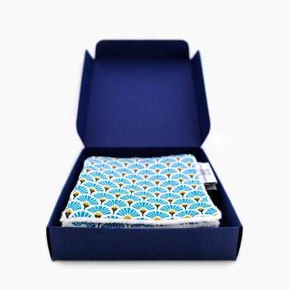 Coffret de 6 lingettes lavables | Paon Paon