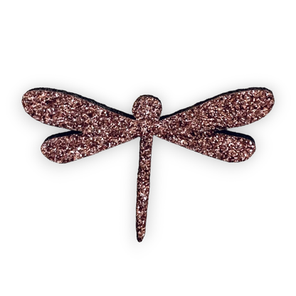 Pin's feutrine pailletée | Libellule