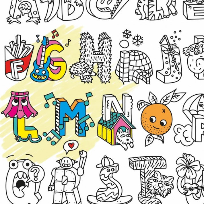 Giant coloring poster | ABC