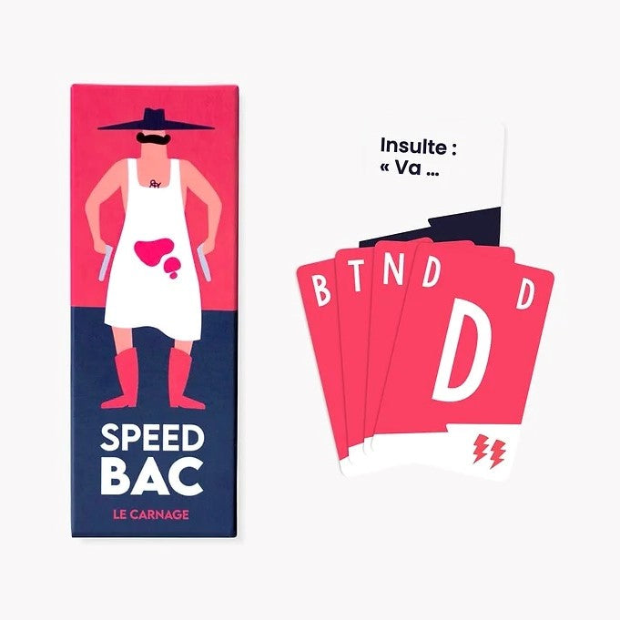 Party game | Speedbac | Red version